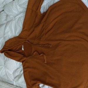 Woman's burnt orange light hoody